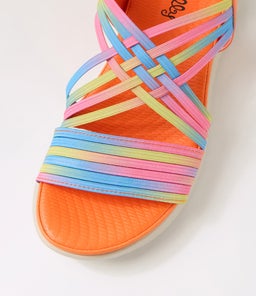 EMELIA IL ORANGE RAINBOW MULTI SMOOTH ELASTIC