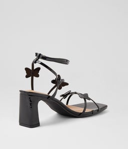 NUJEAN IL BLACK PATENT PU
