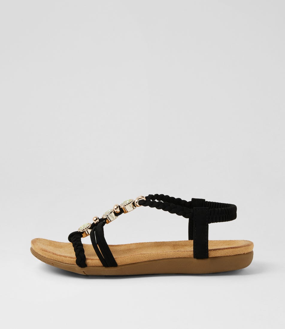 Franki Black Multi Sandals Franki Black Multi Sandals
