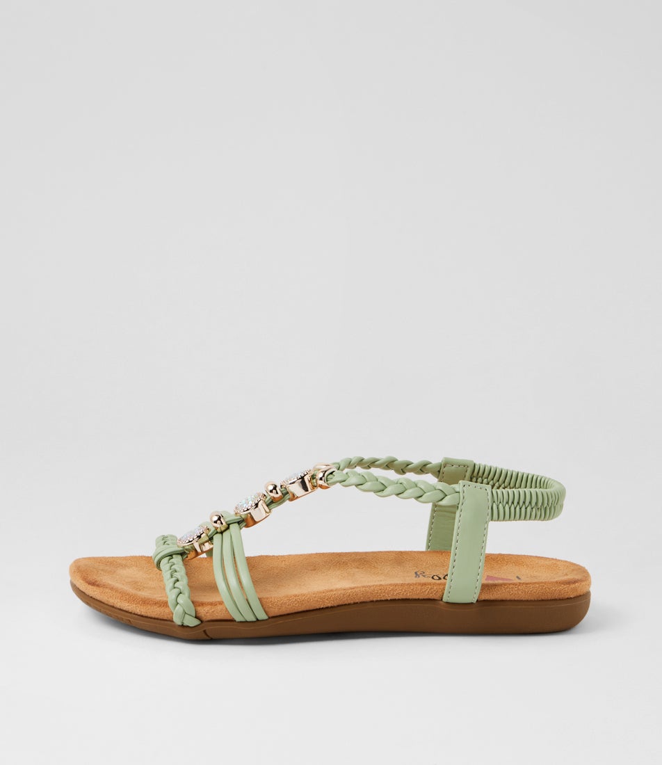 Franki Sage Multi Sandals