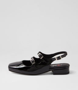 BOGOTA IL BLACK PATENT PU