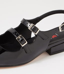 BOGOTA IL BLACK PATENT PU
