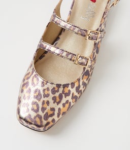 BOGOTA IL GOLD LEOPARD FABRIC