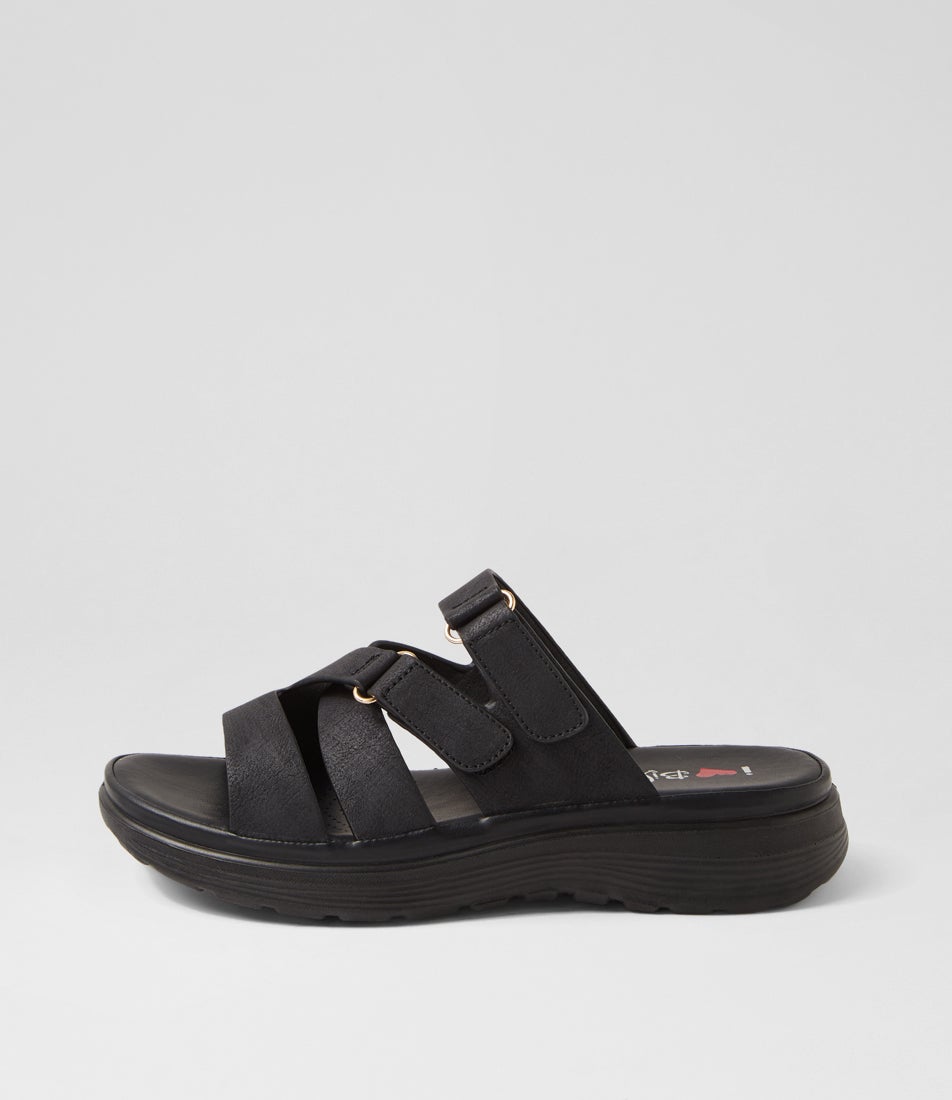 Buller Black Sandals