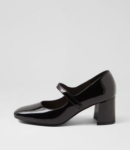 EMERY IL BLACK PATENT PU