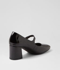 EMERY IL BLACK PATENT PU