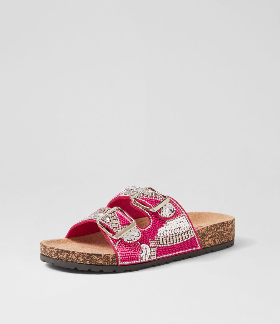 Yakira Fuchsia Multi Sandals | Shop Online at Williams