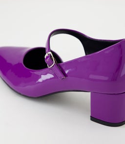 FIMMY IL EGGPLANT PATENT PU