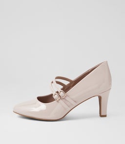 Isola W Nude Patent Pu Heels Isola W Nude Patent Pu Heels