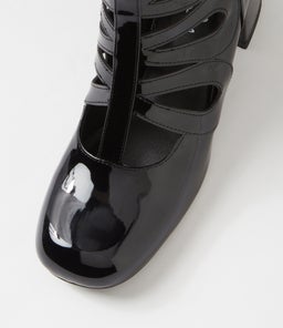 SOOPHO IL BLACK PATENT PU