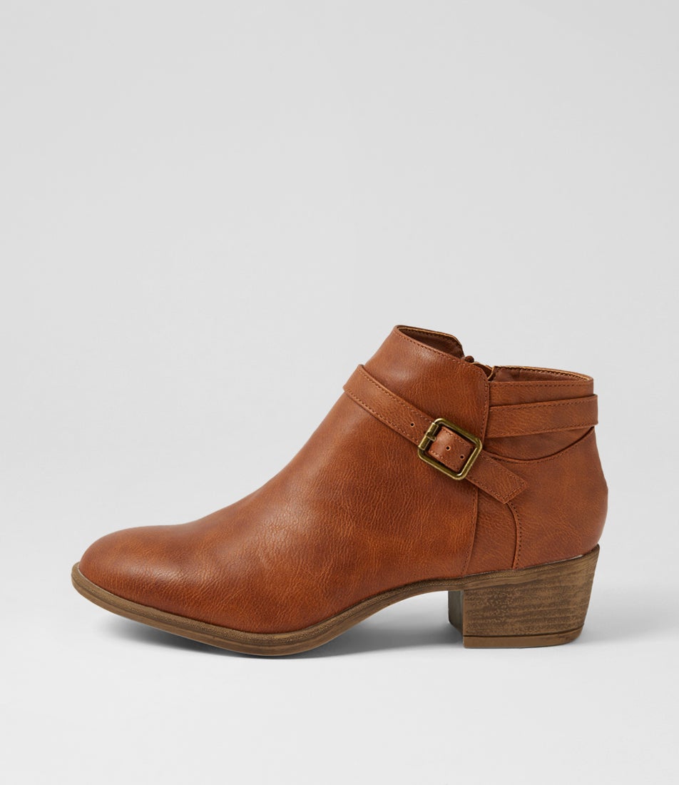Altoner Cognac Ankle Boots