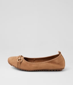 Cilloe Light Taupe Microsuede Flat Shoes Cilloe Light Taupe Microsuede Flat Shoes