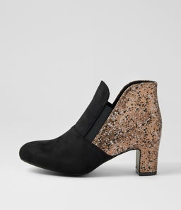 KOLLOM IL BLACK BRONZE SPECK MICROSUEDE SMOOTH