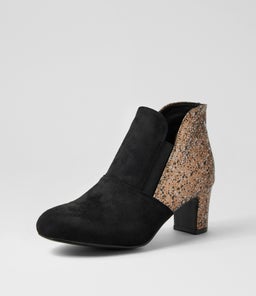 KOLLOM IL BLACK BRONZE SPECK MICROSUEDE SMOOTH