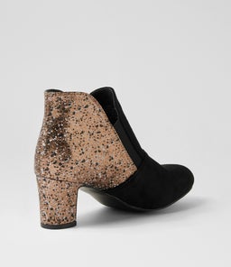 KOLLOM IL BLACK BRONZE SPECK MICROSUEDE SMOOTH