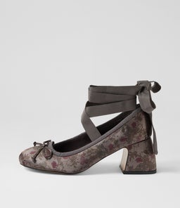 PRINCESCA IL SLATE HAZE SATIN
