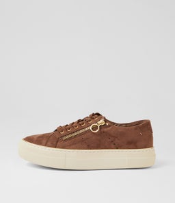 Skillex Light Choc Almond Microsuede Sneakers Skillex Light Choc Almond Microsuede Sneakers