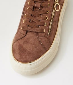 SKILLEX IL LT CHOC ALMOND MICROSUEDE SMOOTH