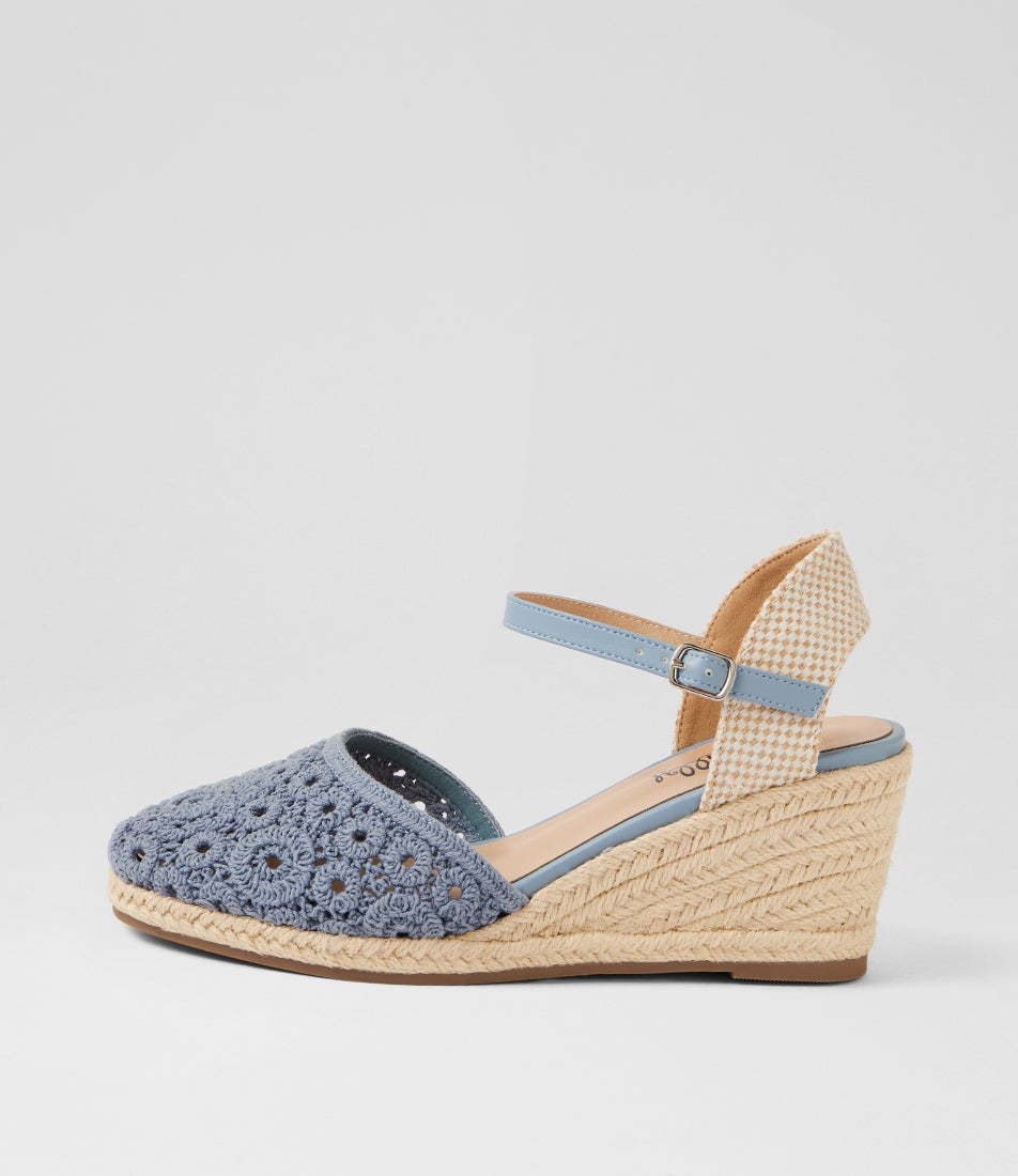 Keight Denim Multi Heels Keight Denim Multi Heels