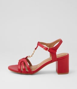 Korzon Red Sandals Korzon Red Sandals