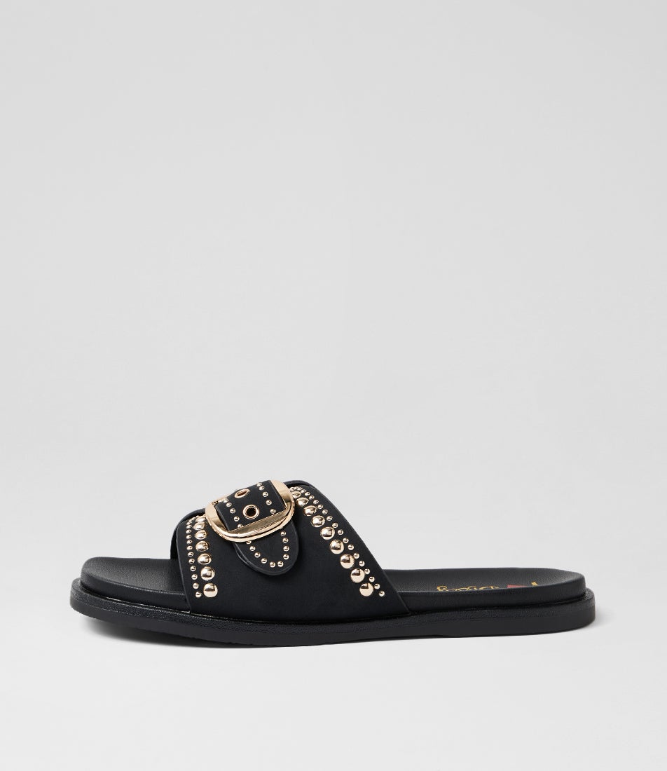 Rockkie Black Sole Sandals Rockkie Black Sole Sandals