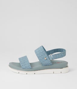 Bizzkit Mid Blue Weave Sandals Bizzkit Mid Blue Weave Sandals