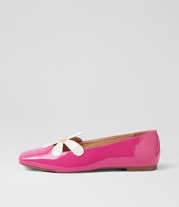 Daizzy Pink Patent Pu Flat Shoes Daizzy Pink Patent Pu Flat Shoes
