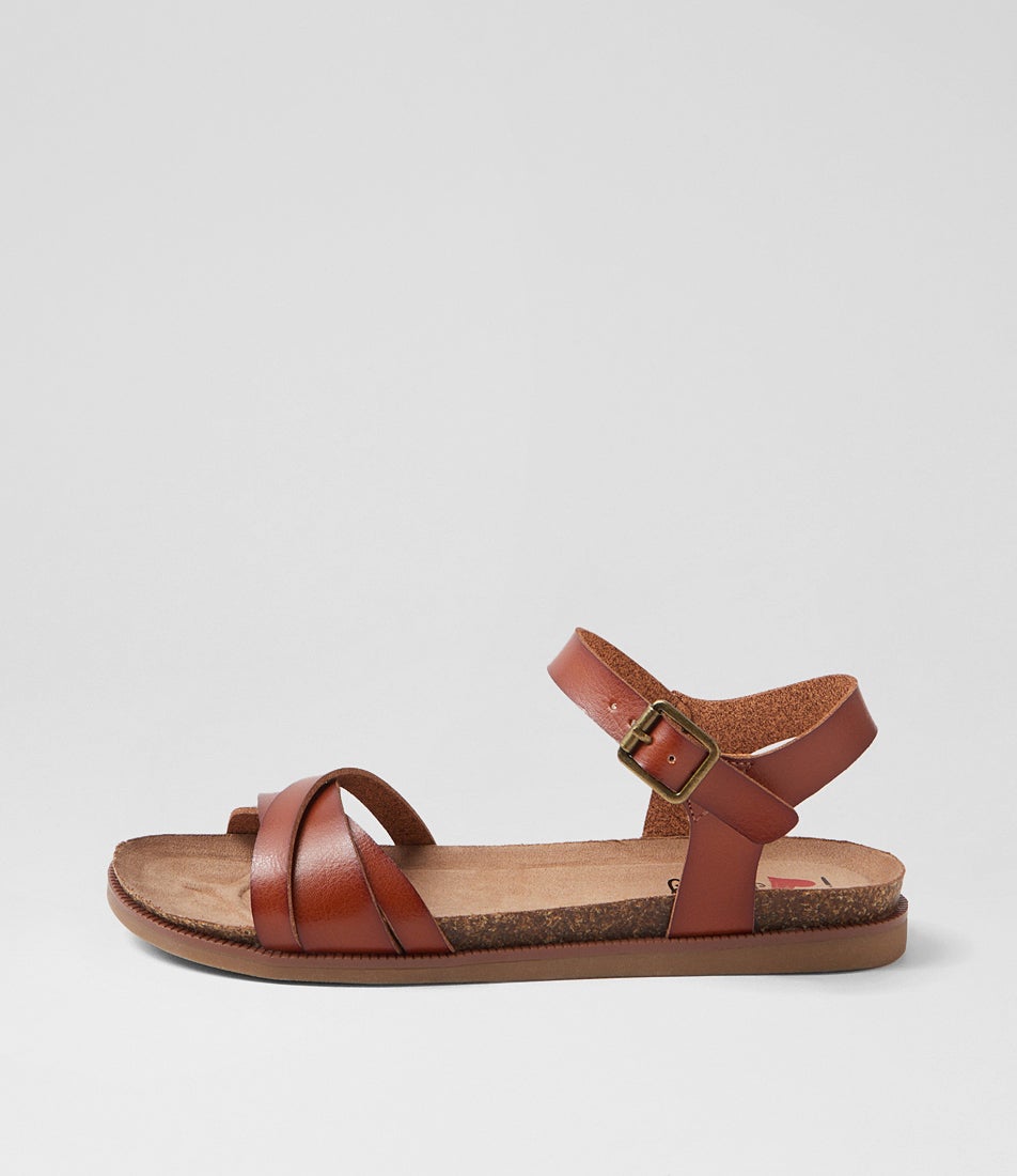 Clonti Cognac Sandals