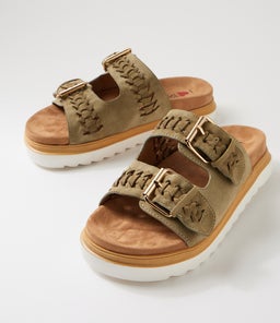 HERLOM IL KHAKI NUBUCK PU