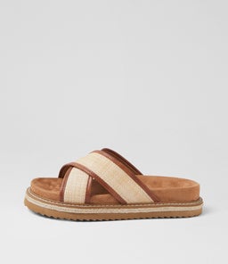 HARSHINI IL TAN NATURAL SMOOTH SYN RAFFIA
