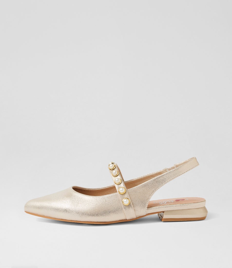 Valencia Champagne Dust Flat Shoes