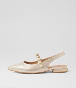 Valencia Champagne Dust Flat Shoes Valencia Champagne Dust Flat Shoes