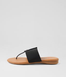 Declare Black Elastic Sandals Declare Black Elastic Sandals