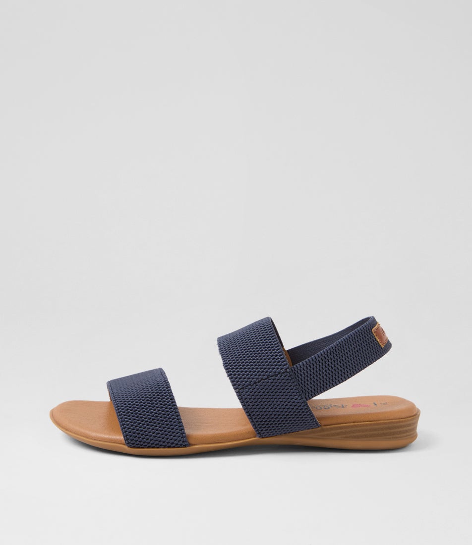 Divide Navy Fabric Sandals Divide Navy Fabric Sandals