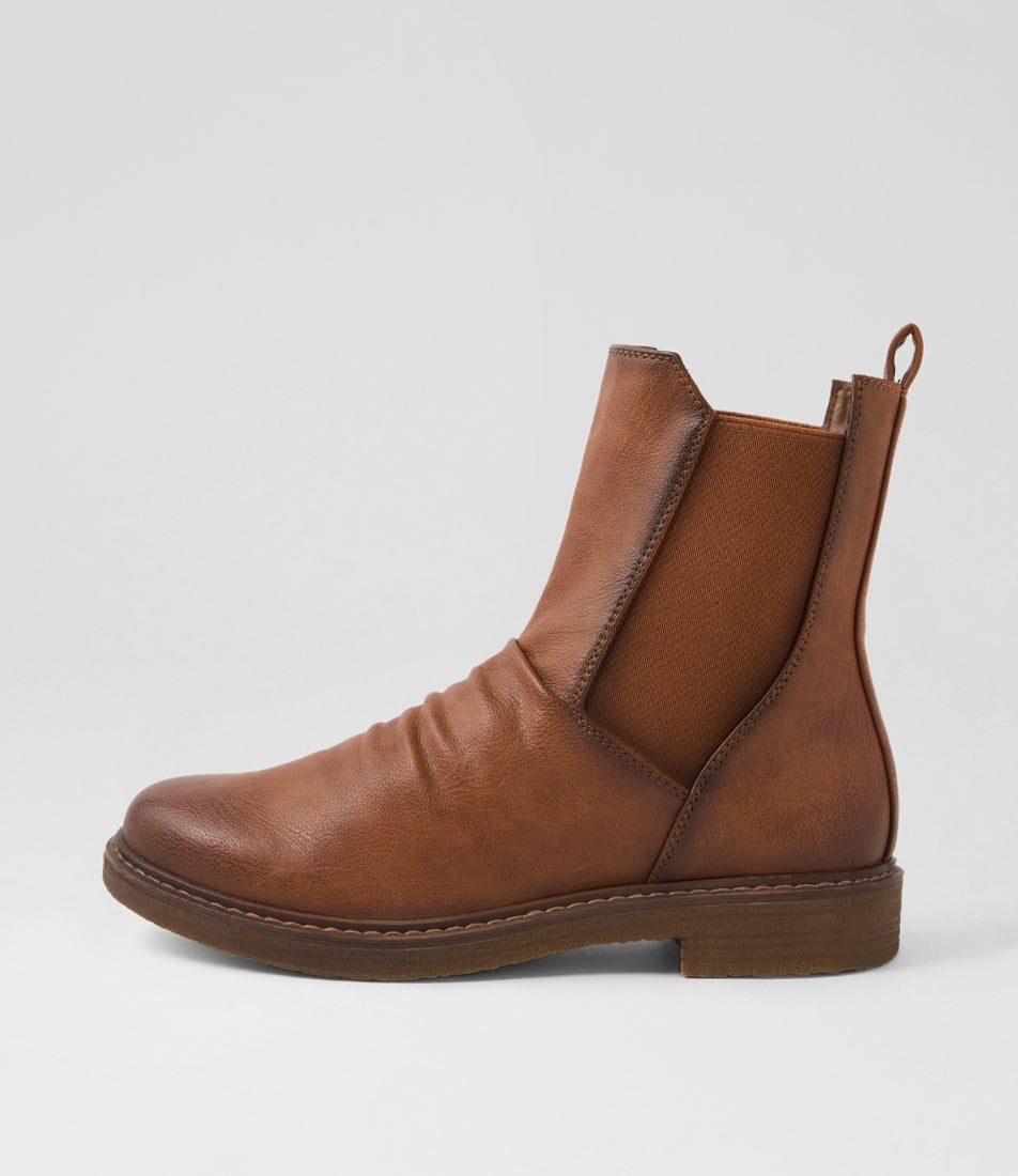 Brandan Cognac Ankle Boots Brandan Cognac Ankle Boots