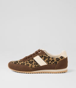 JOMOLA IL CHOC LEOPARD MICROSUEDE