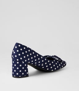 ELENEL IL NAVY SPOT FABRIC