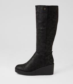 LINSON IL BLACK MICROSUEDE