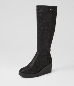 LINSON IL BLACK MICROSUEDE