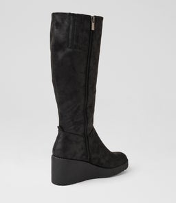 LINSON IL BLACK MICROSUEDE