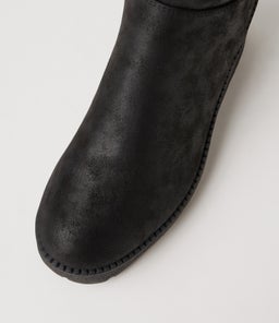 LINSON IL BLACK MICROSUEDE