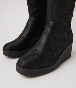 LINSON IL BLACK MICROSUEDE