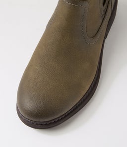 PALMIIR IL OLIVE NUBUCK PU