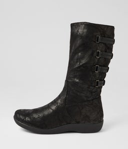 BERSTON IL BLACK MICROSUEDE