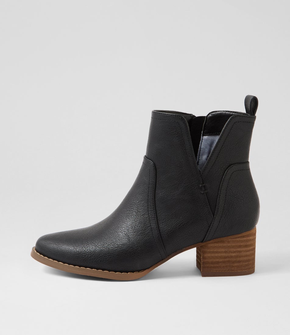 Leriko Black Ankle Boots Leriko Black Ankle Boots