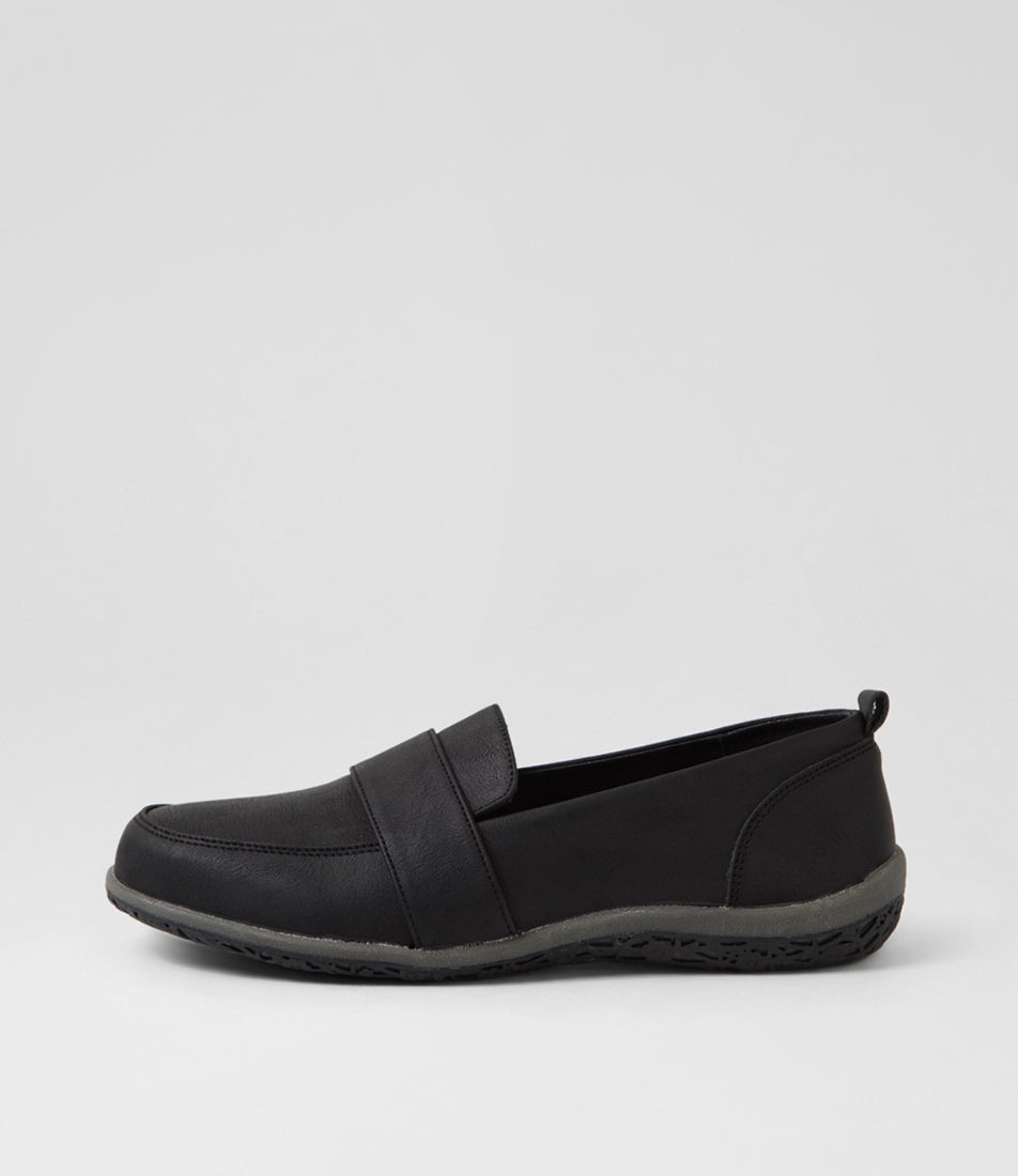 Sonto Black Flat Shoes Sonto Black Flat Shoes