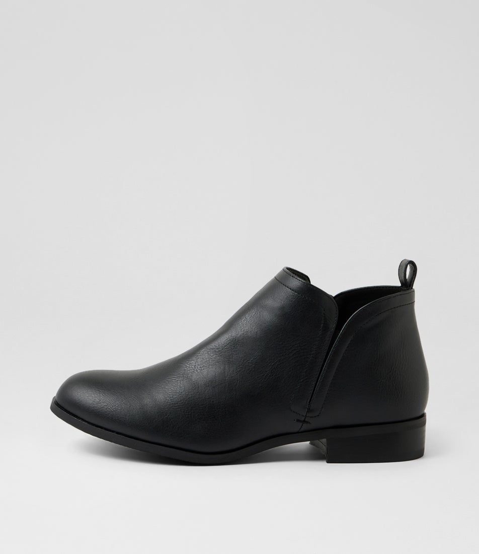 Hattie Black Ankle Boots