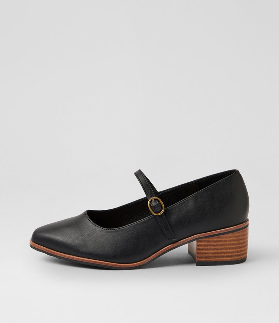 Oseya W Black Mary Jane Heels Oseya W Black Mary Jane Heels