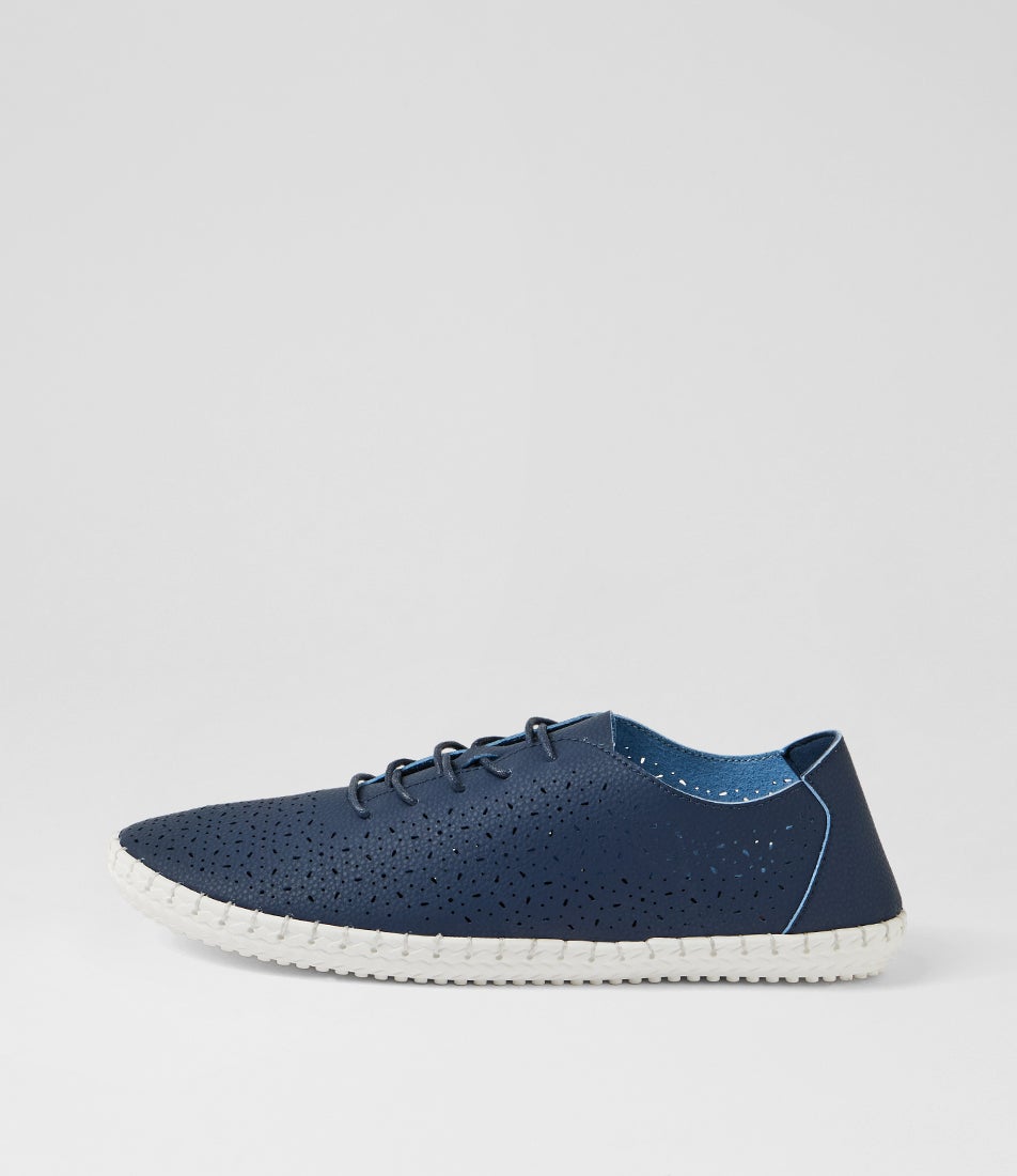 Gollik Navy Flat Shoes Gollik Navy Flat Shoes