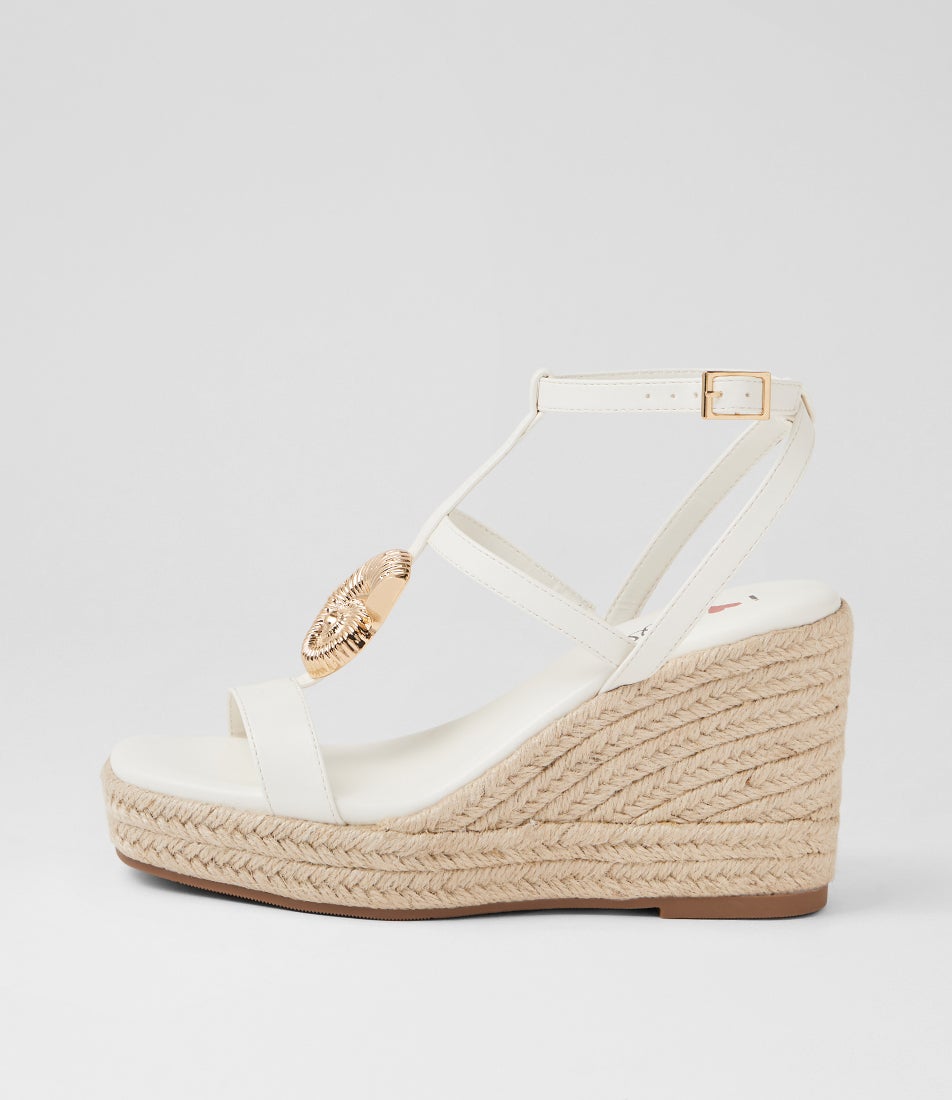 Hiffie White Sandals